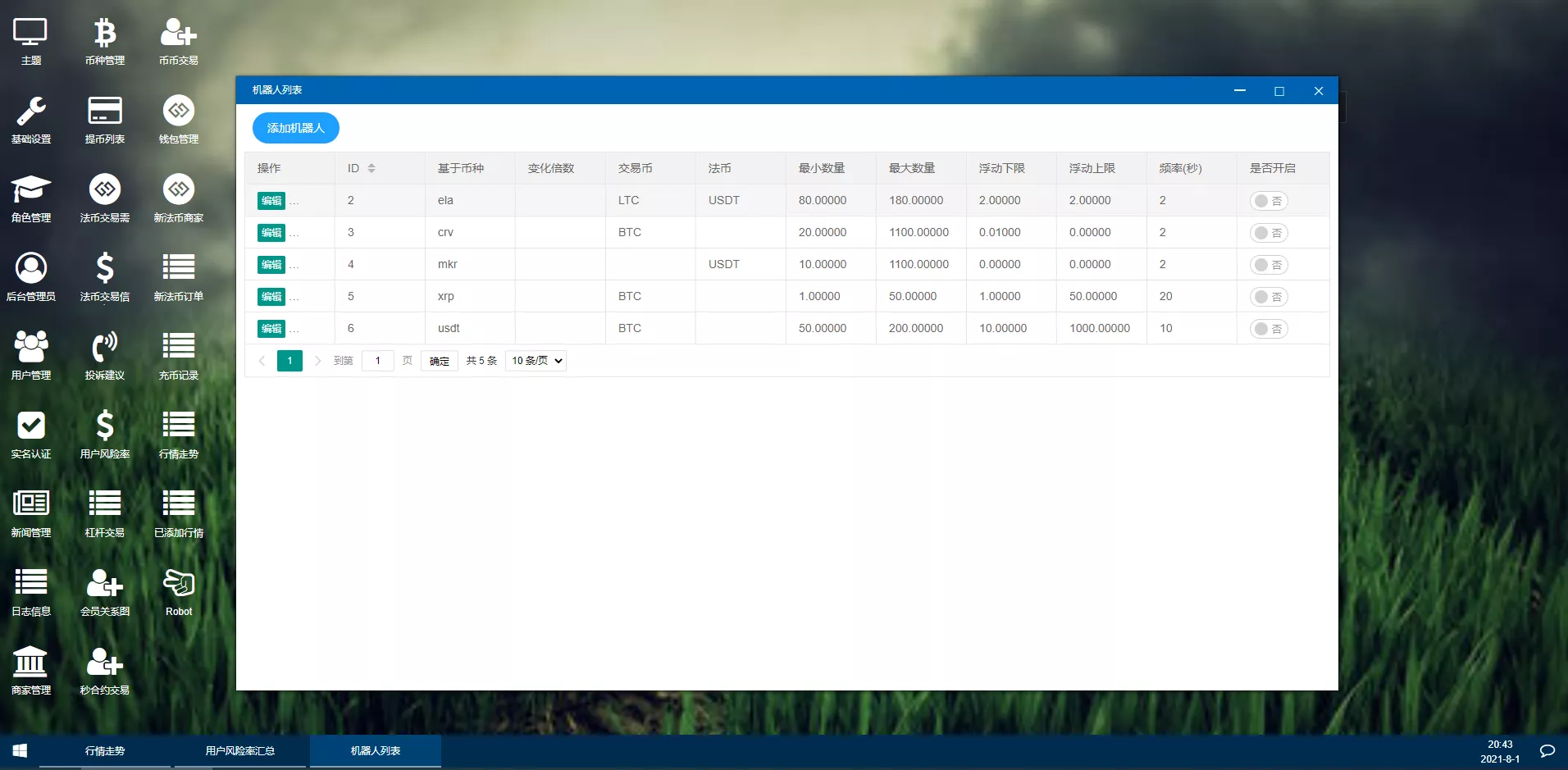 【区块链合约交易所源码】新币币交易所USDT秒合约杠杆C2C法币交易 手机端为VUE纯源码插图8 【区块链合约交易所源码】新币币交易所USDT秒合约杠杆C2C法币交易 手机端为VUE纯源码插图8