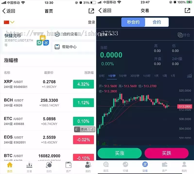 【交易所合约】虚拟币区块链+完整无缺整站打包+行情正常插图 【交易所合约】虚拟币区块链+完整无缺整站打包+行情正常插图