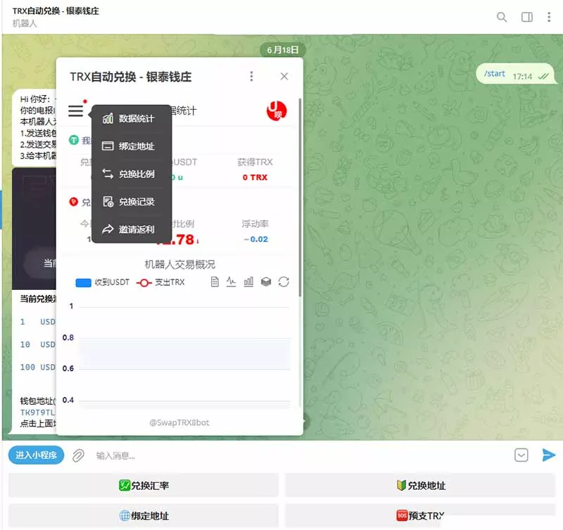 【TRX自动兑换】机器人源码+搭建教程插图1 【TRX自动兑换】机器人源码+搭建教程插图1