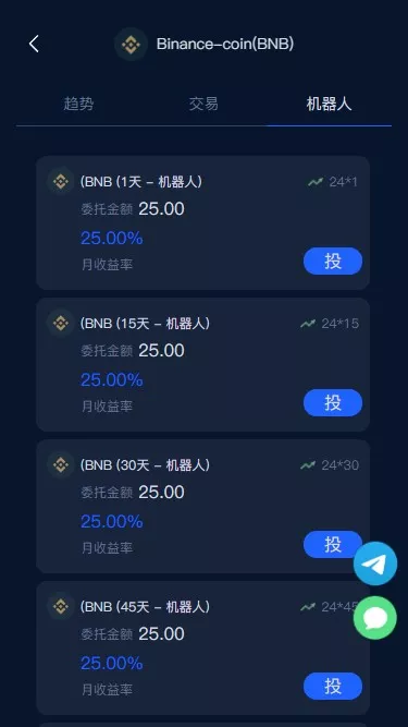 【BTC虚拟币投资理财系统源码】定期存币收益理财+加密货币质押机器人量化交易插图5 【BTC虚拟币投资理财系统源码】定期存币收益理财+加密货币质押机器人量化交易插图5