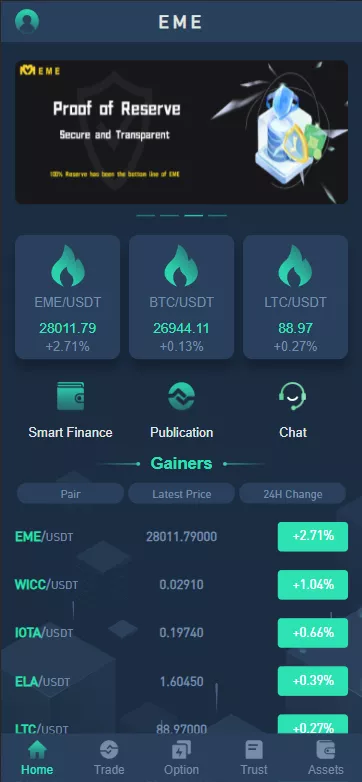 【多语言区块链交易所源码】EME交易所+期权交易+申购+币币秒合约交易所+带搭建教程插图1 【多语言区块链交易所源码】EME交易所+期权交易+申购+币币秒合约交易所+带搭建教程插图1
