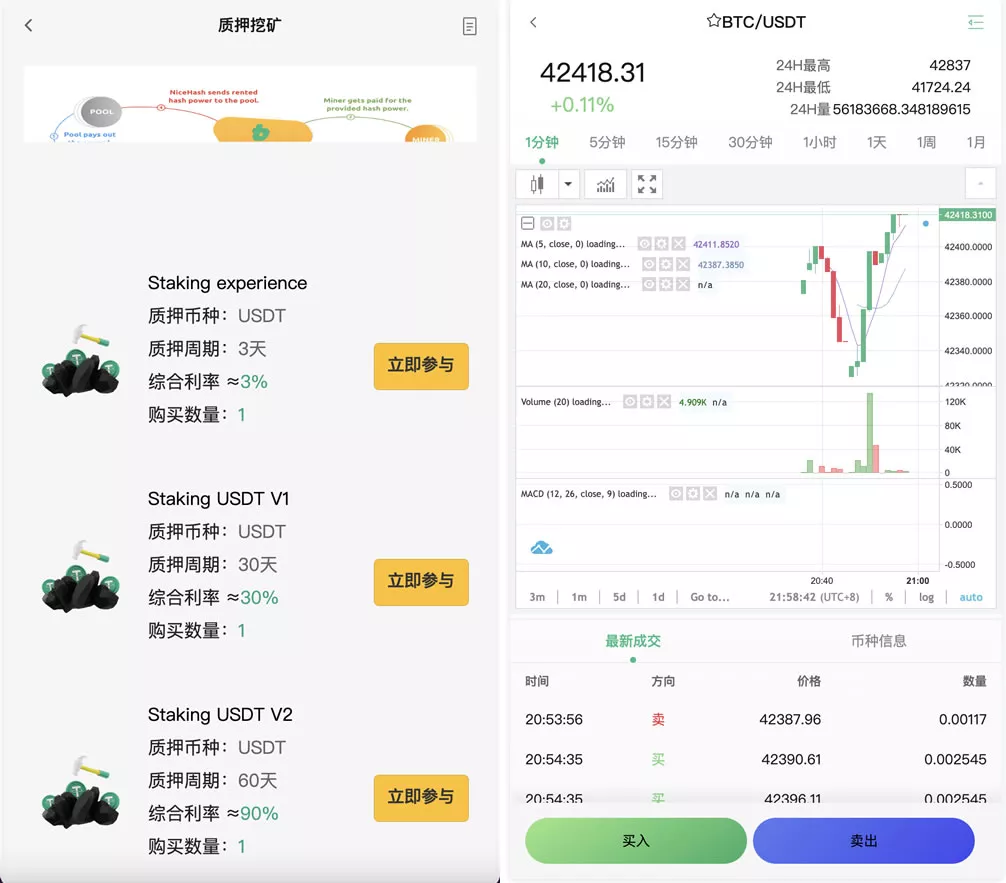 【Bitgo多语言交易所】15国语言交易所+合约交易+期权交易+币币交易+申购+矿机+风控+前端wap编译后+带搭建教程插图1 【Bitgo多语言交易所】15国语言交易所+合约交易+期权交易+币币交易+申购+矿机+风控+前端wap编译后+带搭建教程插图1