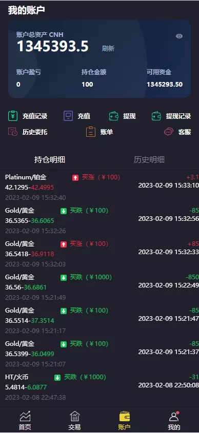 【uinapp版微交易系统】贵金属交易平台+定制版微盘源码插图7 【uinapp版微交易系统】贵金属交易平台+定制版微盘源码插图7