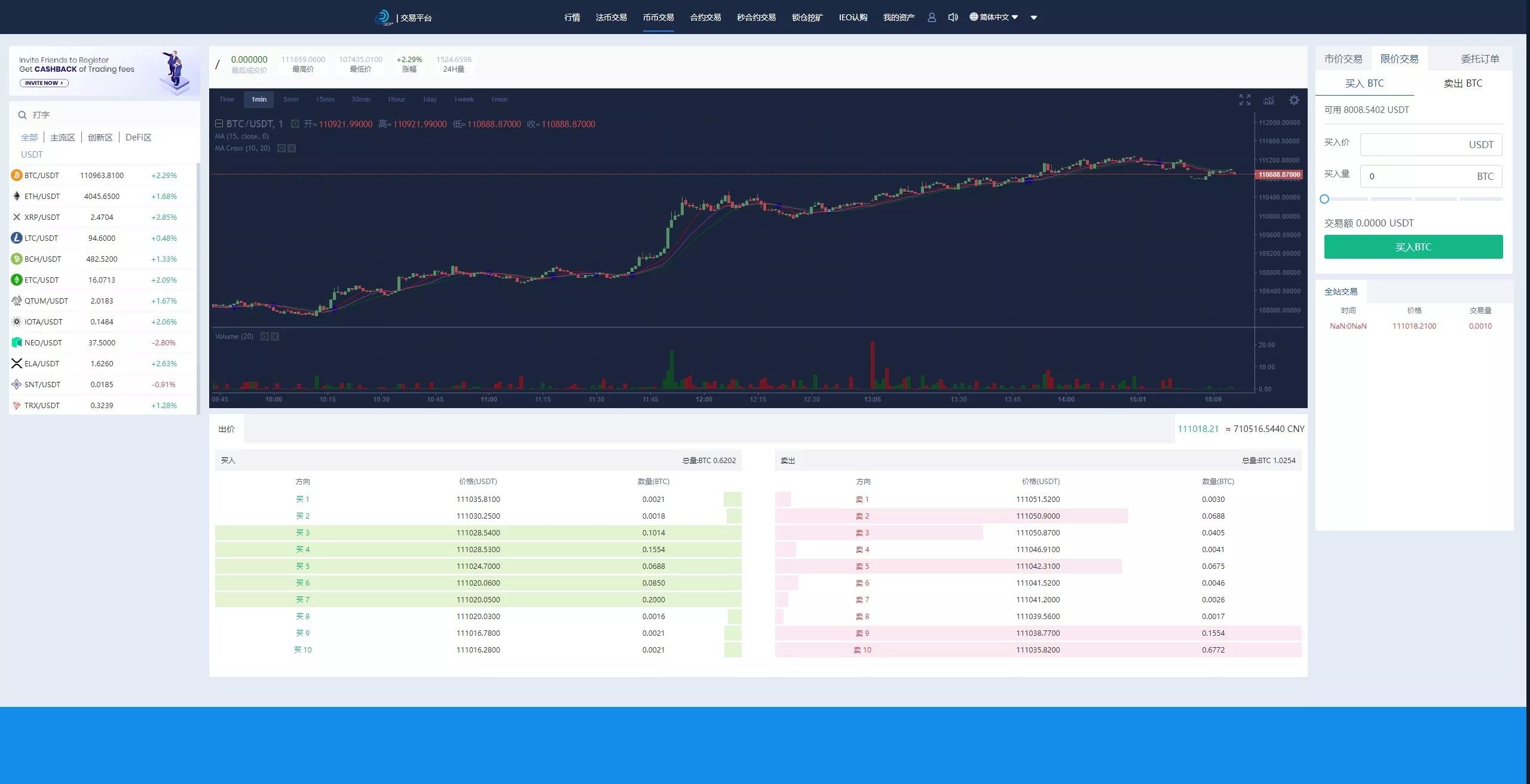 【用户投稿】多语言交易所系统+币币交易+秒合约交易所+WAP端VUE+PC端VUE插图34 【用户投稿】多语言交易所系统+币币交易+秒合约交易所+WAP端VUE+PC端VUE插图34