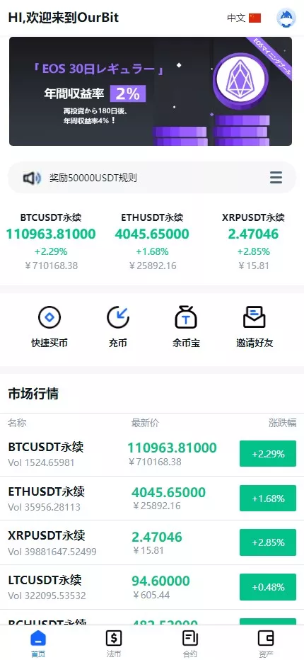 【用户投稿】多语言交易所系统+币币交易+秒合约交易所+WAP端VUE+PC端VUE插图12 【用户投稿】多语言交易所系统+币币交易+秒合约交易所+WAP端VUE+PC端VUE插图12