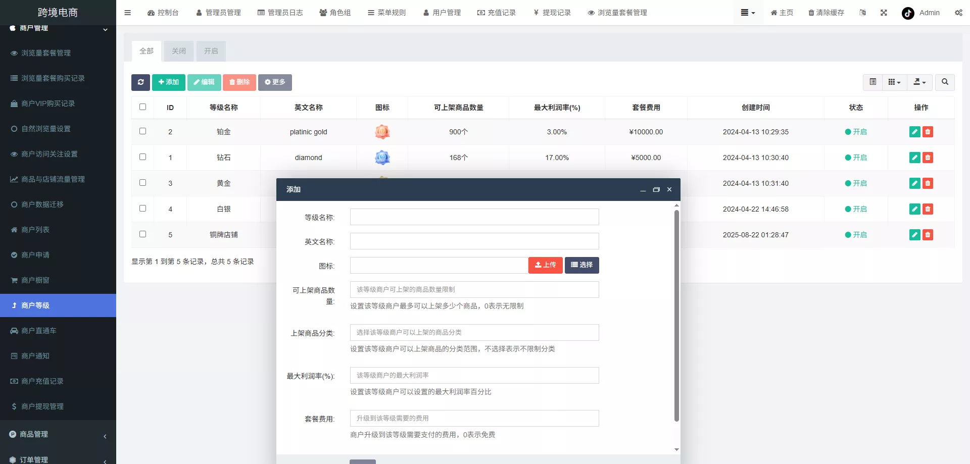 【新版本全开源后端PHP版跨境电商源码】tk内嵌+tiktok商城系统+商家入驻+一键铺货+运营级插图34 【新版本全开源后端PHP版跨境电商源码】tk内嵌+tiktok商城系统+商家入驻+一键铺货+运营级插图34