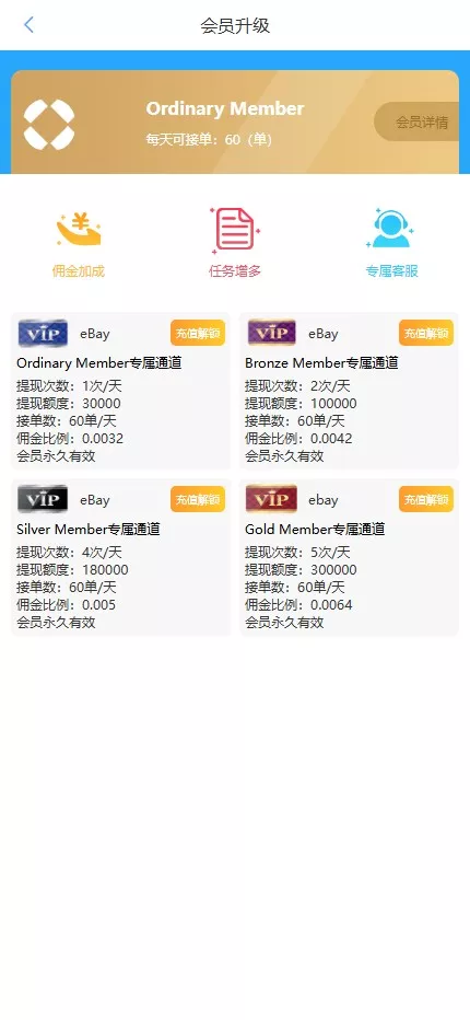 【全新UI多语言抢单系统】抢单刷单源码+订单自动匹配系统+幸运5倍抢单玩法插图4 【全新UI多语言抢单系统】抢单刷单源码+订单自动匹配系统+幸运5倍抢单玩法插图4