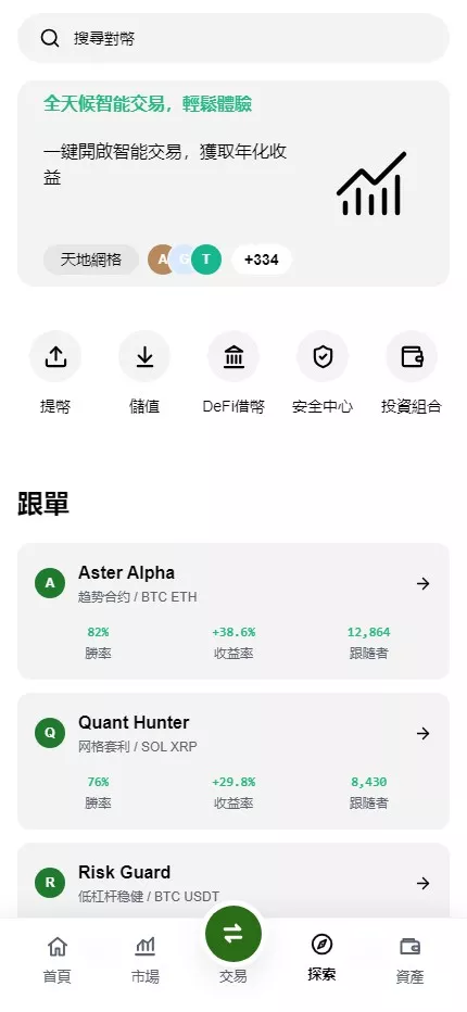 【26年最新区块链交易所源码】JAVA+React+仿欧易交易所源码+现货+期货+合约+NFT+外汇+AI量化+DAPP源码插图14 【26年最新区块链交易所源码】JAVA+React+仿欧易交易所源码+现货+期货+合约+NFT+外汇+AI量化+DAPP源码插图14