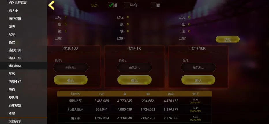 【GO88棋牌源码】娱乐城H5+管理后台+猜大小葫芦虾蟹色碟龙虎迷你扑克糖果+Node.js+MongoDB+附搭建教程数据库插图28 【GO88棋牌源码】娱乐城H5+管理后台+猜大小葫芦虾蟹色碟龙虎迷你扑克糖果+Node.js+MongoDB+附搭建教程数据库插图28