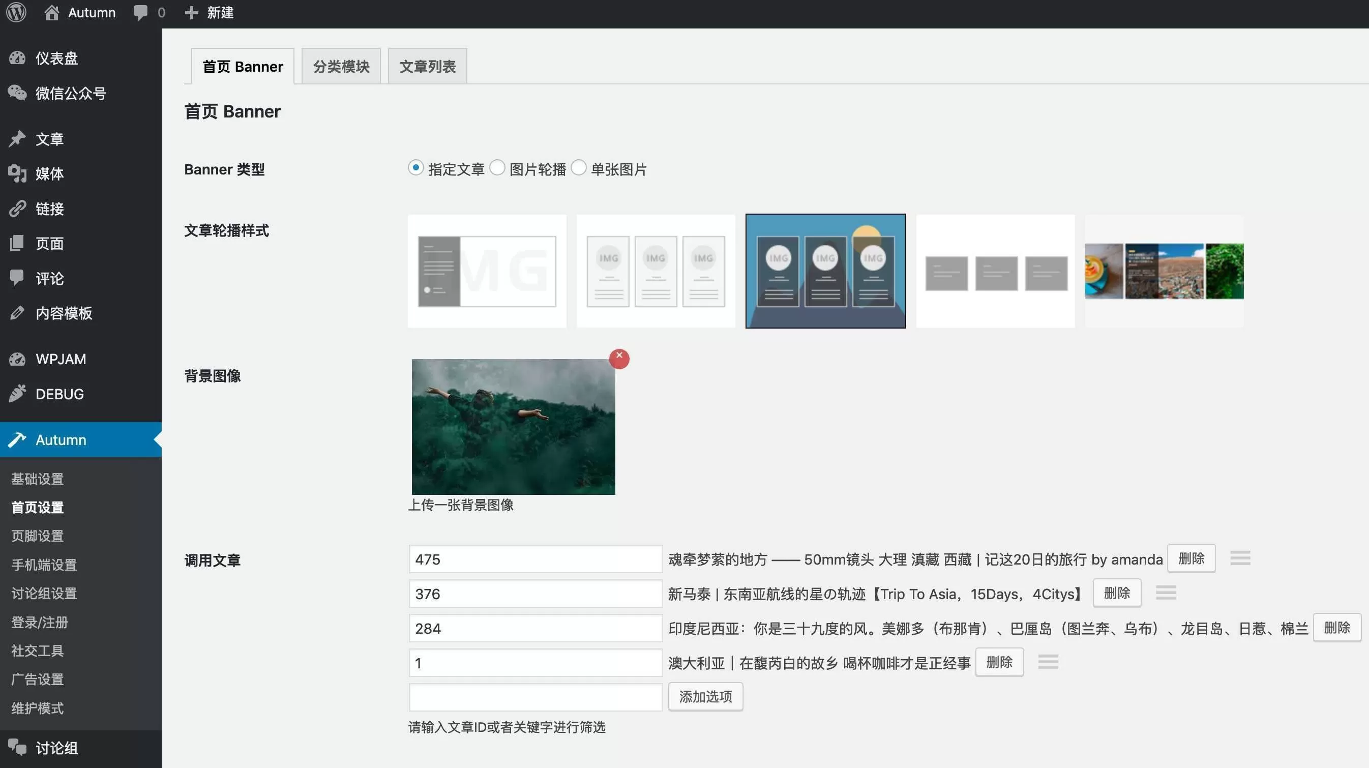 【wordpress主题】Autumn-Pro[更新至V2.4]插图10