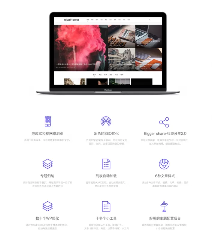 【wordpress主题】漂亮得不像实力派的Cosy[更新至3.1.3]-多码网