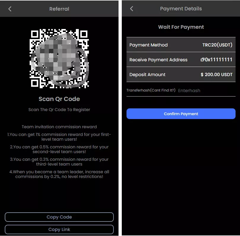 【两套】双语言版虚拟币投资系统 USDT充值源码+出海源码英文版插图3