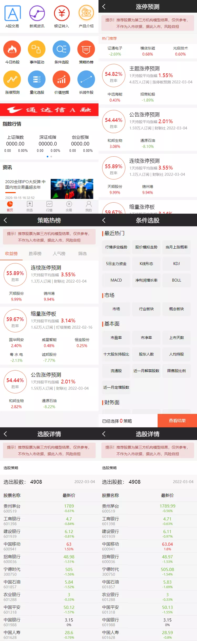 【专业级股票系统】股票金融+带新股申购+通信达源码-多码网