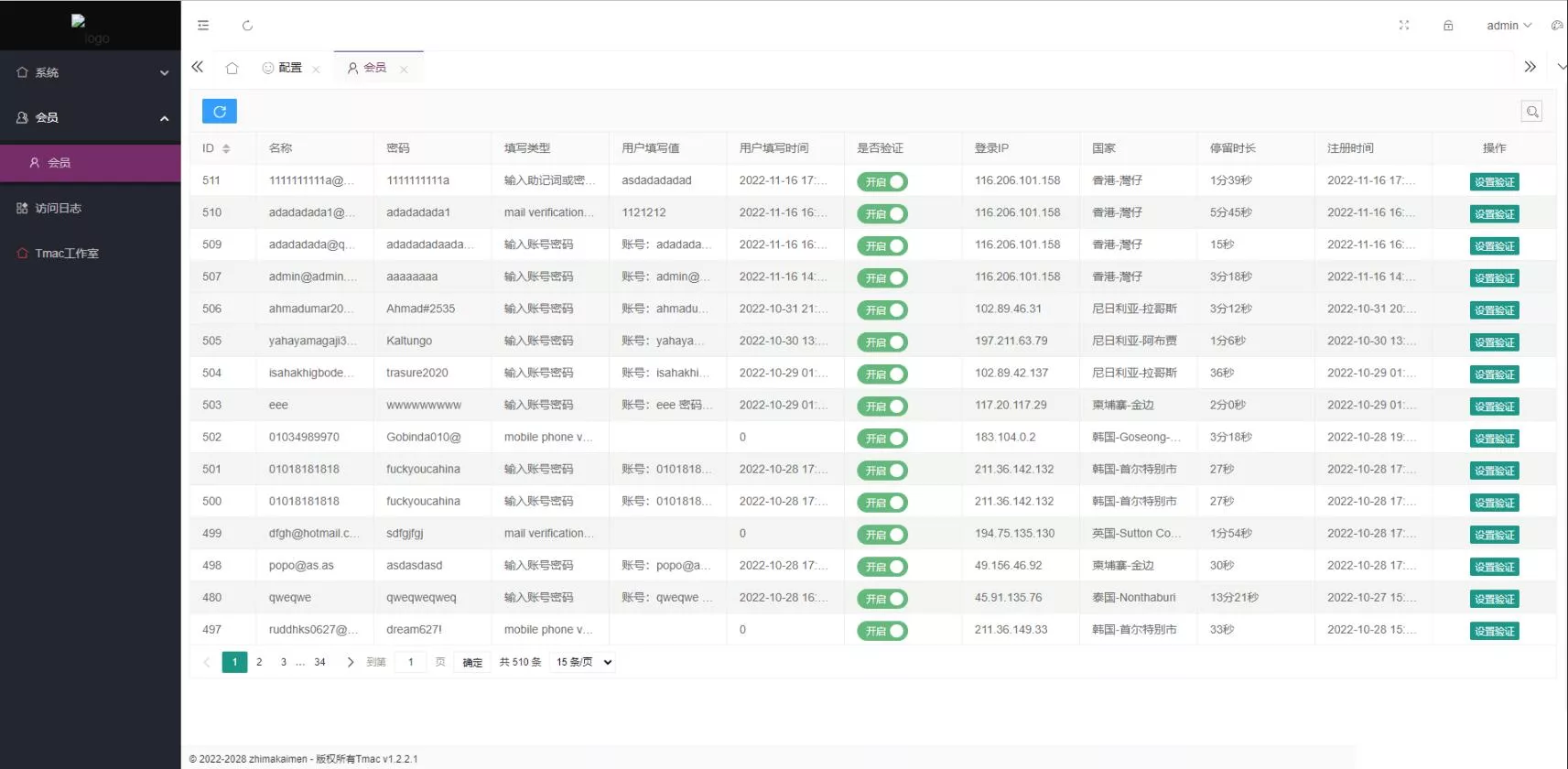 【自适应仿欧意交易所】登陆页面源码+okx交易所登录盗号+短信后台同步插图4