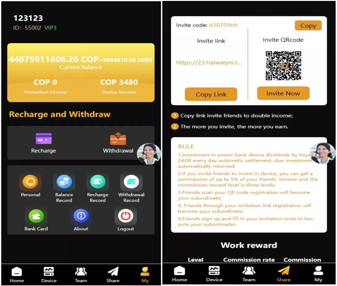 【海外amazon】多语言投资理财系统+投资理财源码+共享充电宝系统插图1