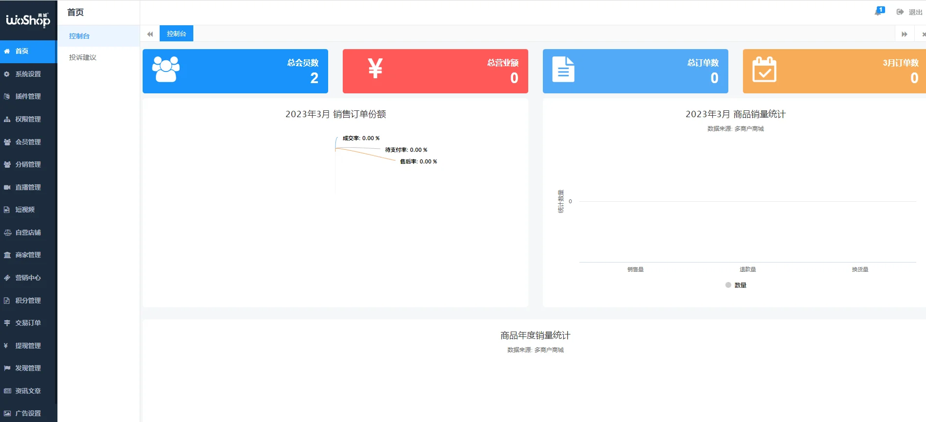 【woshop商城 v1.8.2】B2B2C商城源码插图8