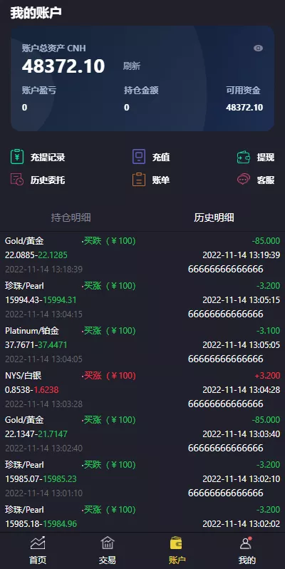 【二开版微交易系统】贵金属交易平台+微盘交易系统插图5