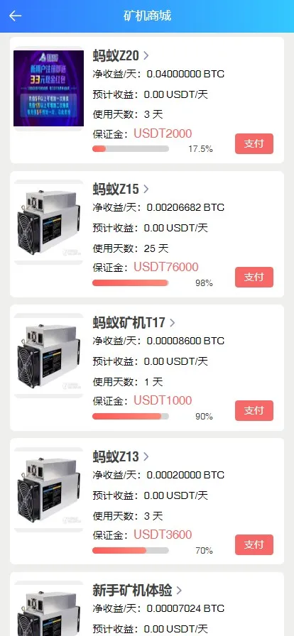 【全新二开BTC矿机】算力合约+多语言云矿机区块链系统+视频文字搭建教程插图3