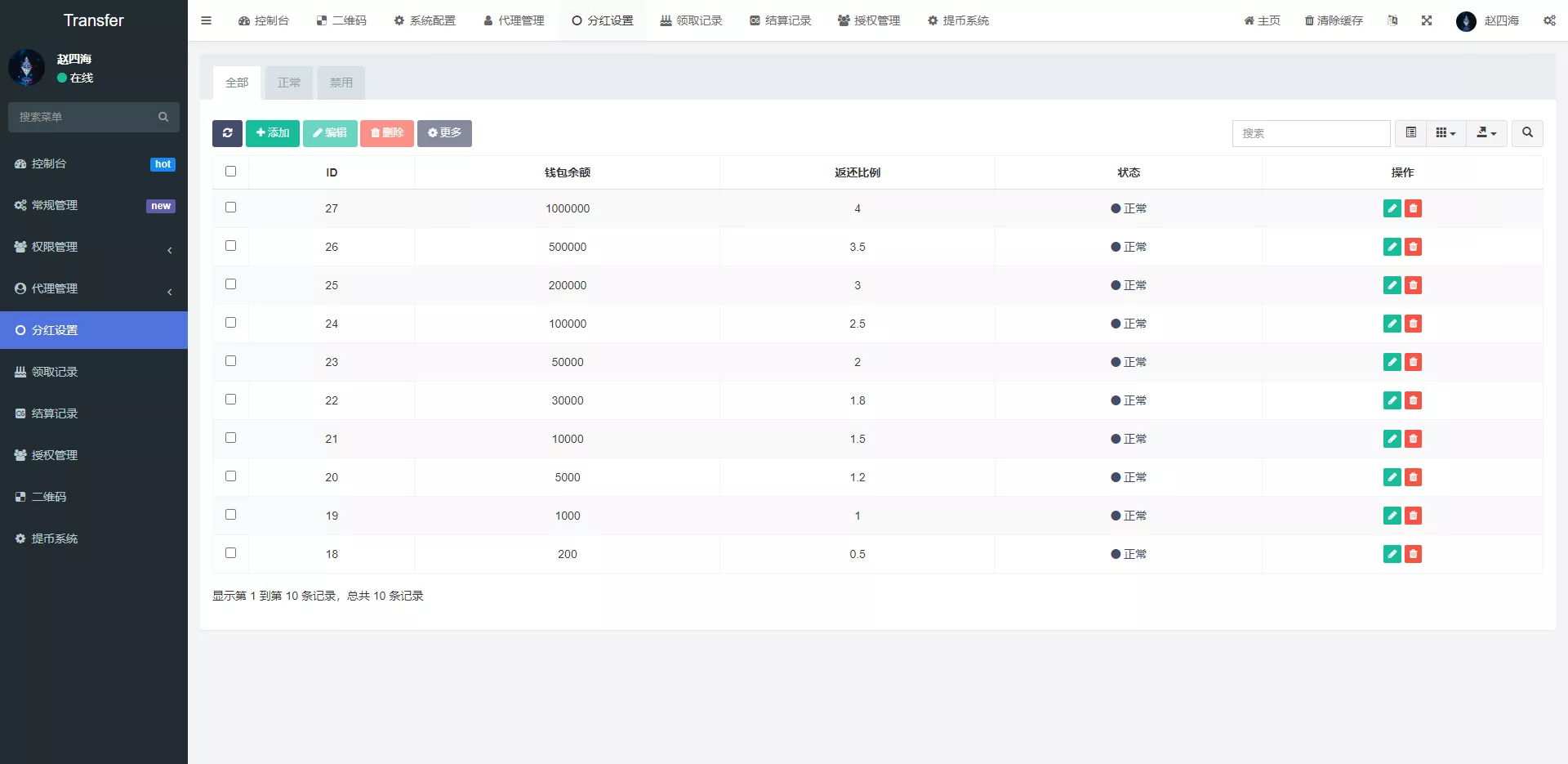 【多模板版usdt质押授权秒U系统】质押生息系统+trc+erc+bsc三链授权插图14