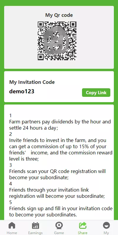 【全新海外版理财系统】投资理财源码+注册奖励每日任务+前端uinapp插图6