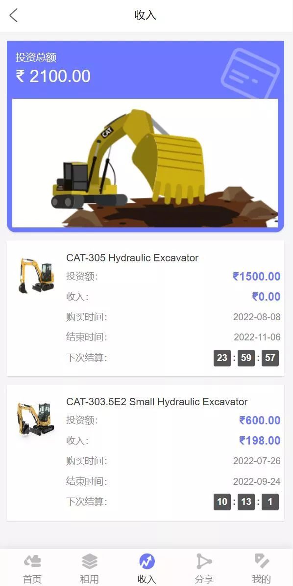 【运营版多语言印度矿机系统】投资理财系统+前后端分离+单独代理后台插图6