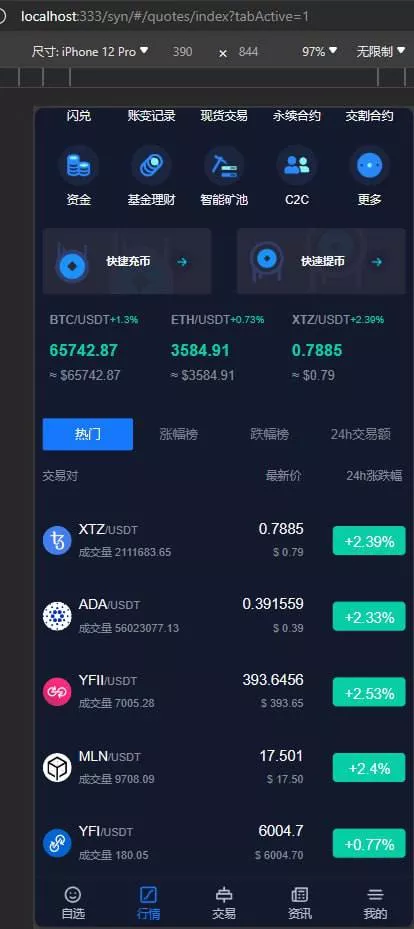 【Stock综合交易所】带vue源码插图3