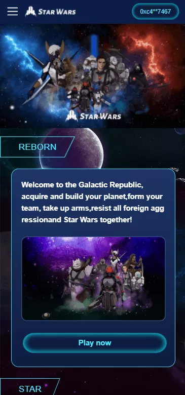 【英文版星球大战区块链】锁仓挖矿+挖矿投资系统+MetaMask登录插图3