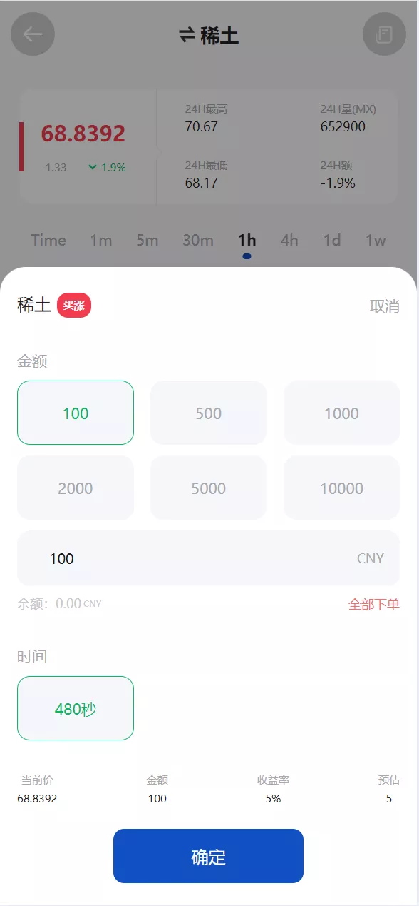 【多语言广州期货微盘微交易所源码】余额宝+单控输赢+信誉分+前端uniapp纯源码+后端php插图1
