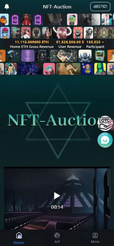 【NFT拍卖】dapp类源码+搭建教程-多码网