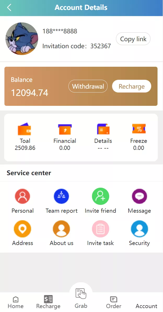 【VUE版嗨淘抢单系统】多语言订单匹配系统+海外抢单刷单源码插图2