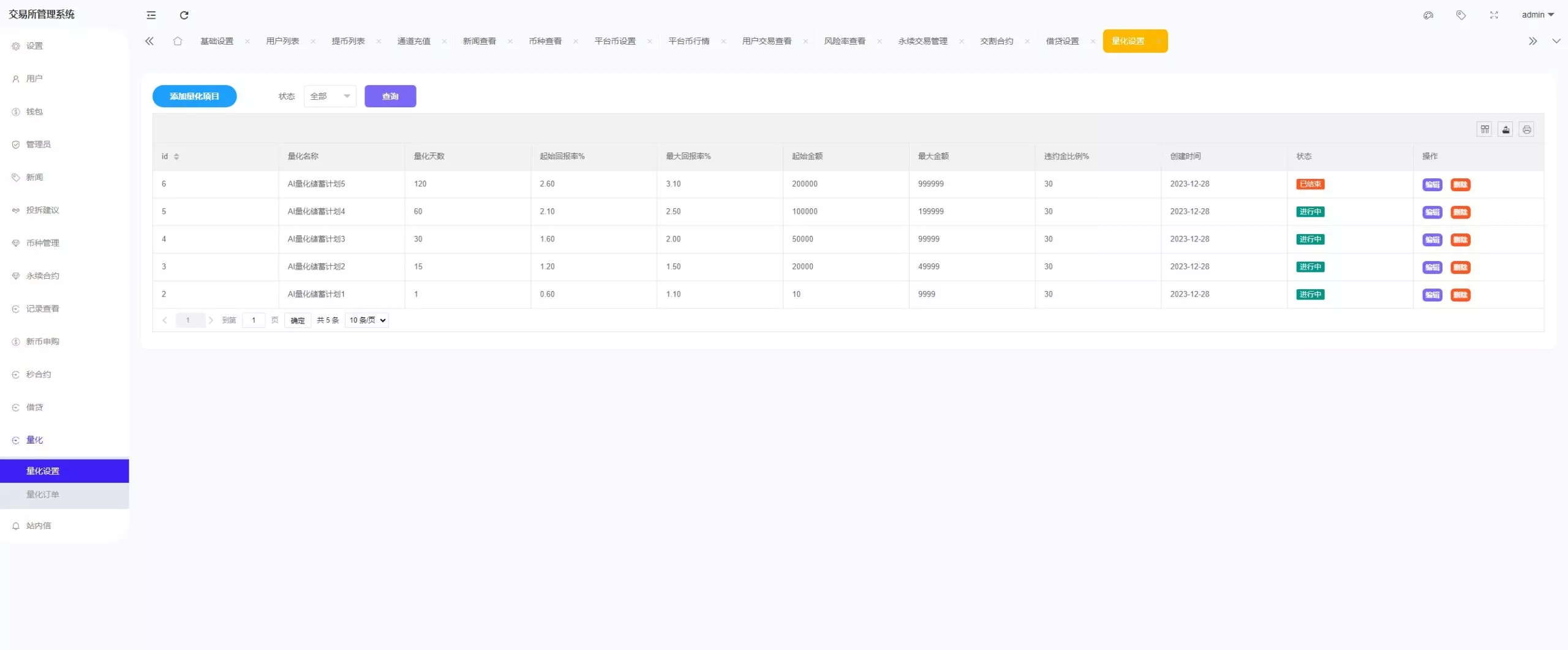 【综合交易所系统】期权+杠杆+借贷+AI量化+后端php+前端uniapp插图34