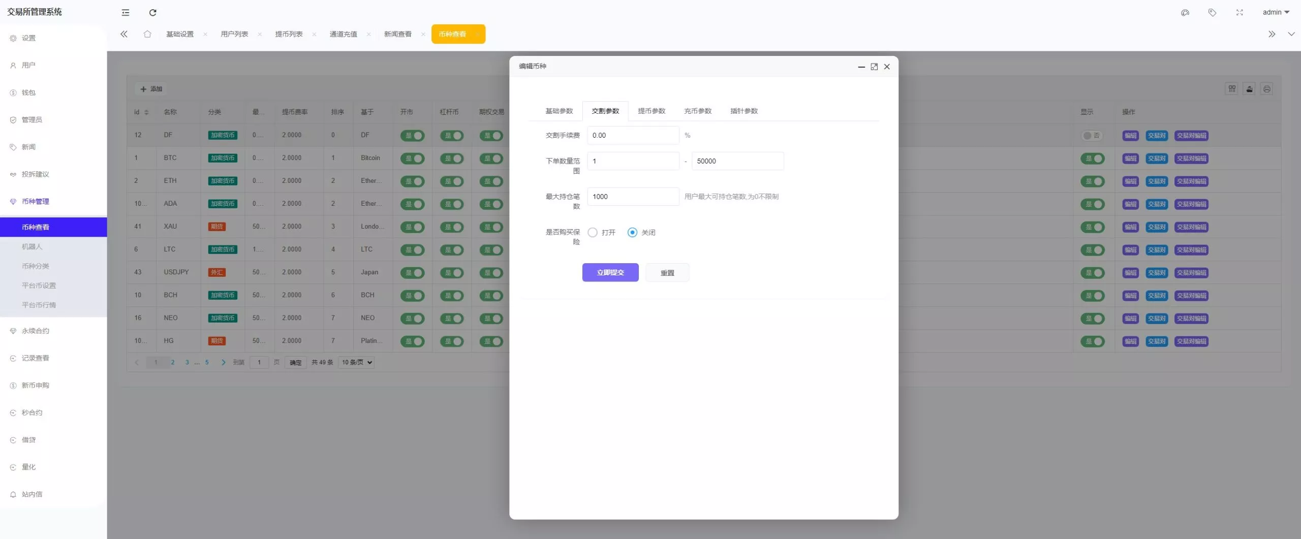 【综合交易所系统】期权+杠杆+借贷+AI量化+后端php+前端uniapp插图29