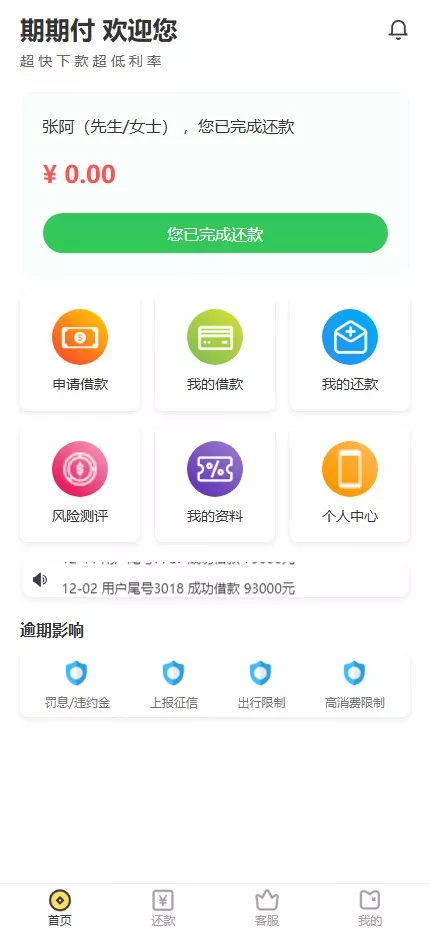 【用户投稿】最新二开期期付贷款系统源码+催收源码+贷款源码-多码网
