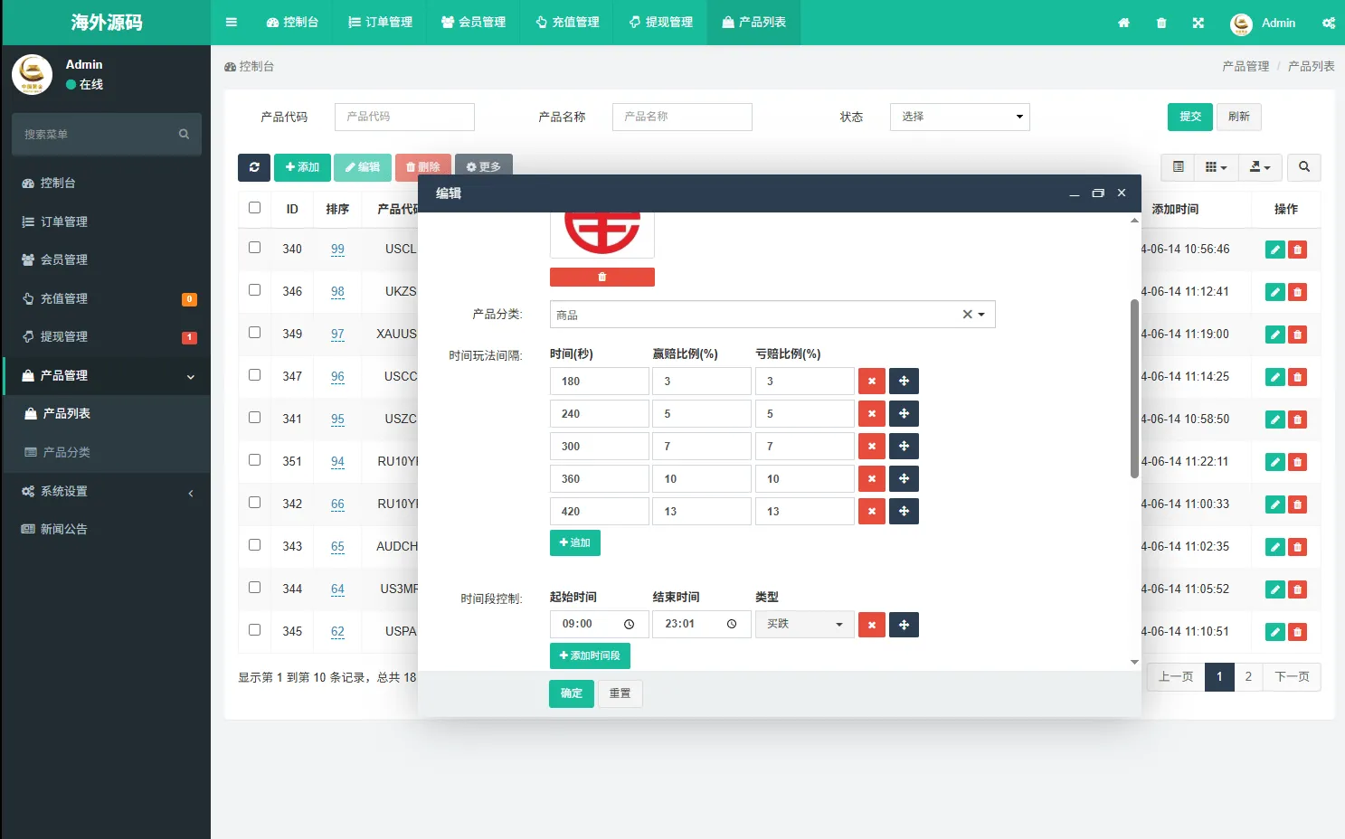 【海外微盘系统】期货时间盘+多语言微盘+后端php+前端uniapp插图14