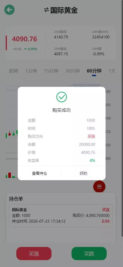 【光大证劵多语言贵金属期货】微盘微交易所源码+盈亏控制+前端uniapp纯源码+后端PHP插图6