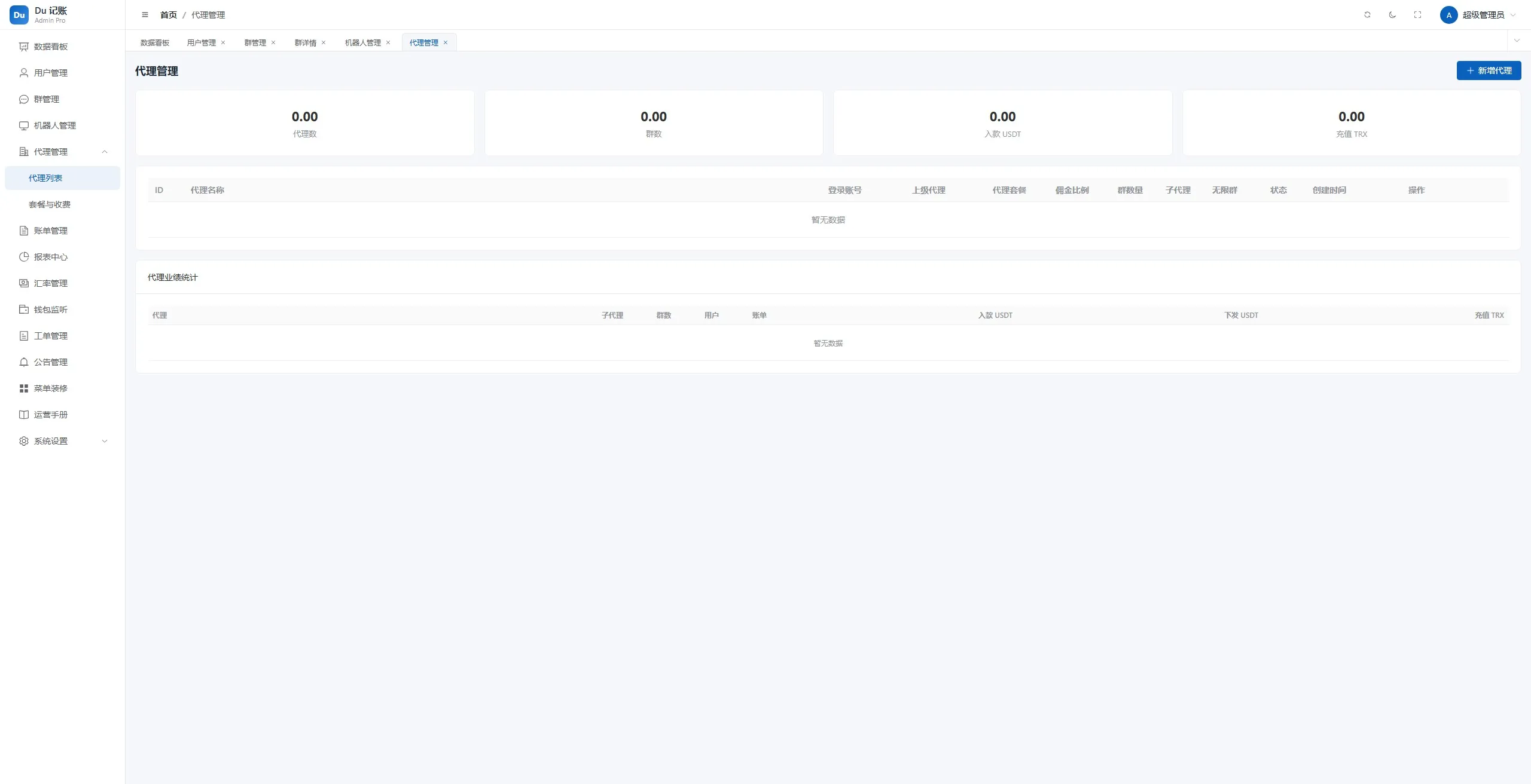 【Du电报记账机器人】Telegram 群记账+报表+汇率+钱包监听工具+PY代码插图12