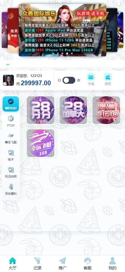 【PC28二开源码】加拿大28+飞艇赛车+时时彩+开奖采集+实时投注+电子游艺+代理返水插图2