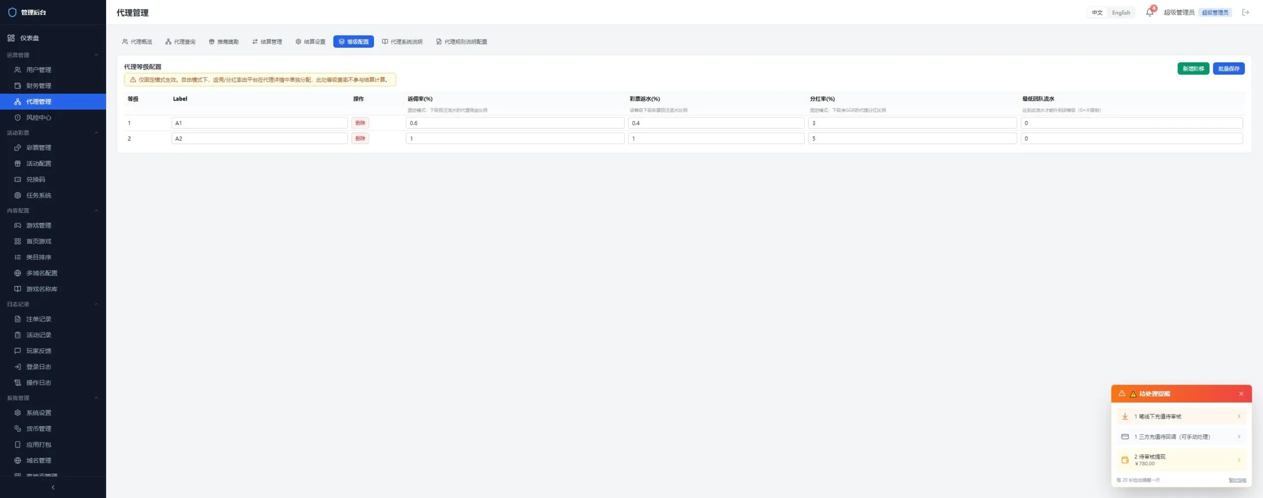 【2026综合娱乐城整站程序】Docker宝塔一键搭建+多模板多币种+代理财务彩票电报+多语言+Telegram 机器人登录插图70